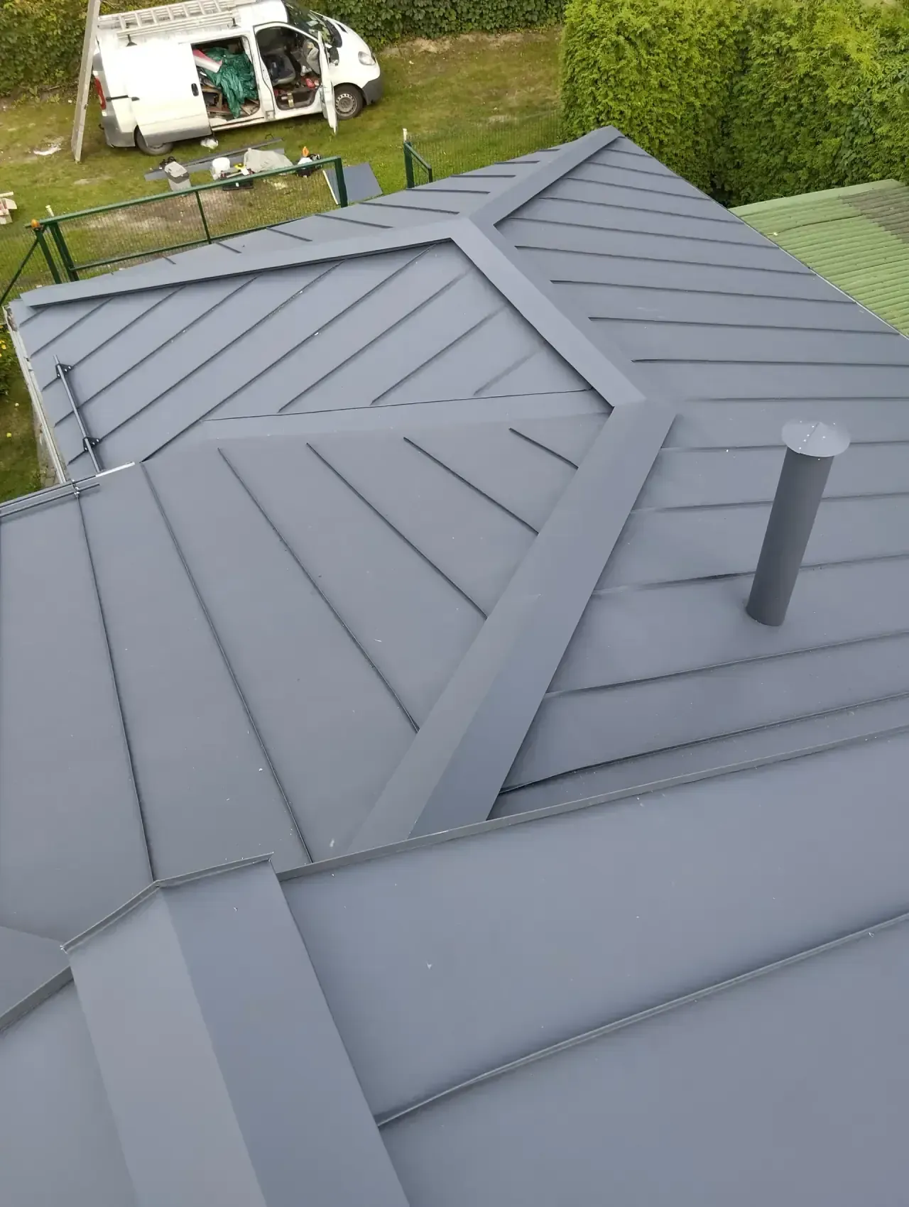 Roof Renovation with Metal Profile